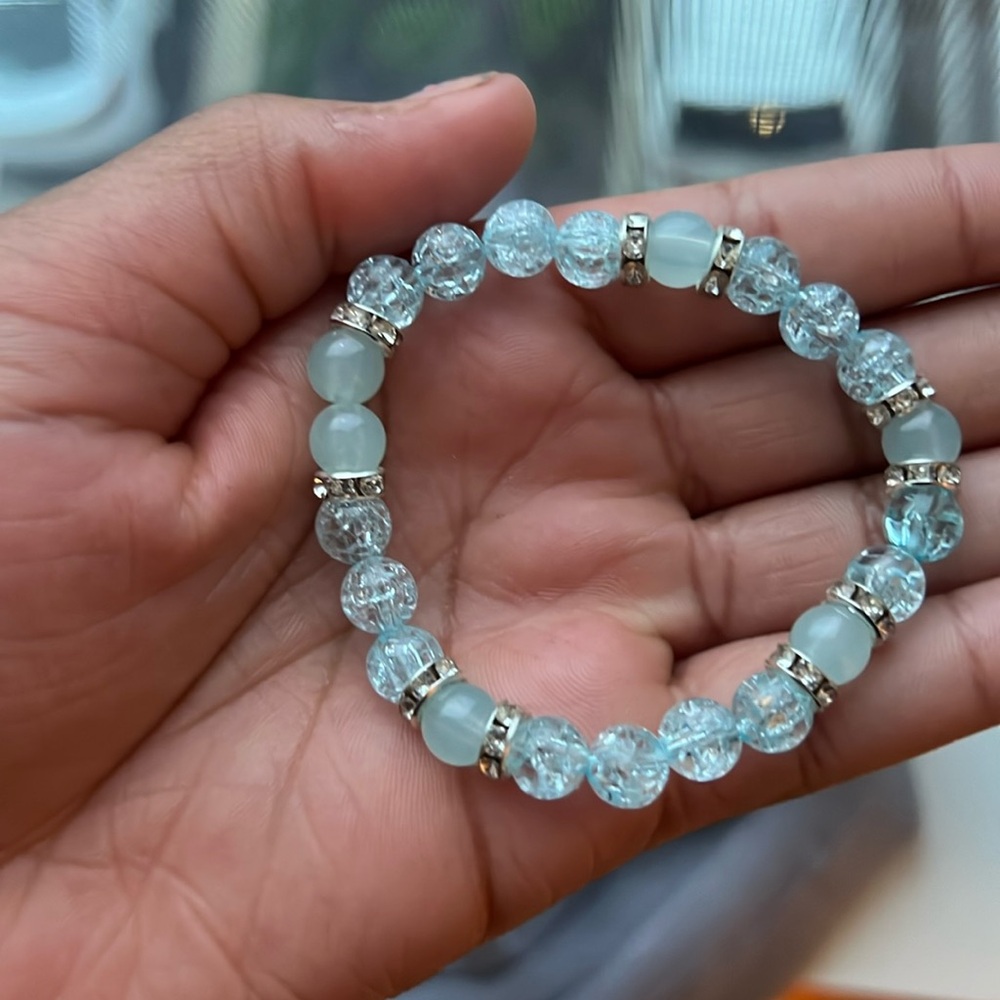 This blue bracelet is just perfect and so cute